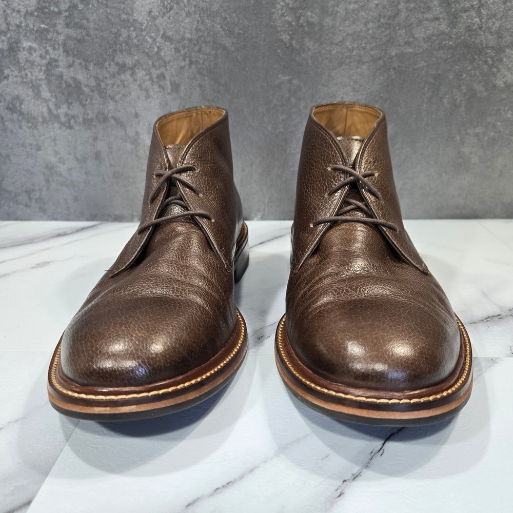 Cole Haan Barron Mens 9M Brown Leather Chukka Desert Boots Ankle Lace Up Casual - Picture 6 of 11